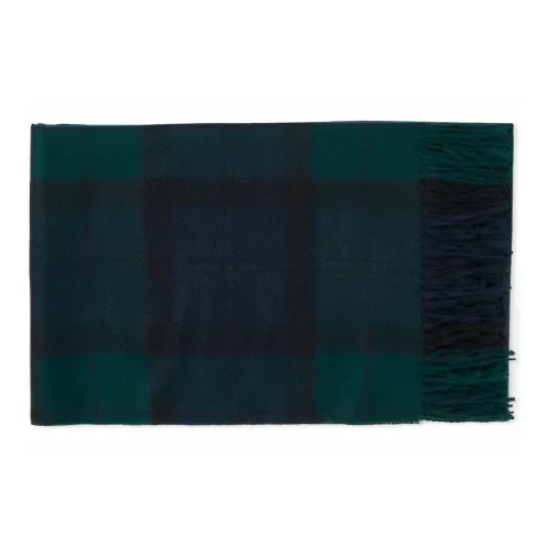 BARBOUR Полиэстер Трикотаж Шарфы Женские Зеленый