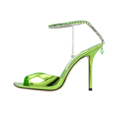 Jimmy Choo One Ремень Сандалии Женские Зеленые