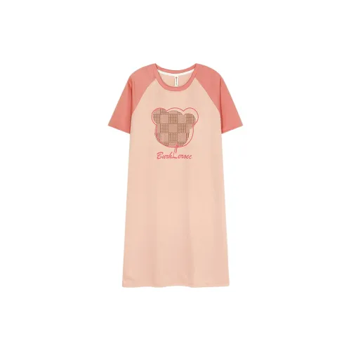 Follow the United States Ночная сорочка Без вставок Стиль Женский Оранжевый Красный