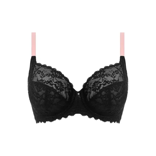 Victoria's Secret Freya OffBeat Поддерживающий бюстгальтер с боковой стороной и чашками черный