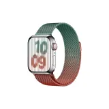 Миланский магнитный ремешок [градиент оранжевый, светло-зеленый]