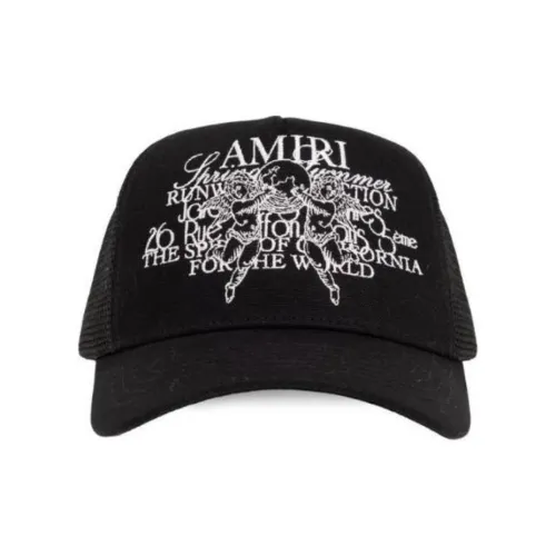 AMIRI Хлопок Бейсболки Мужские Черные