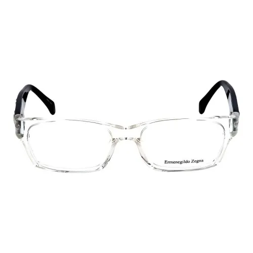 Zegna Пластик Бабочка Оправы для очков Унисекс Прозрачный