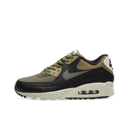 Nike Air Max 90 Low Топ Беговые кроссовки Унисекс Черный