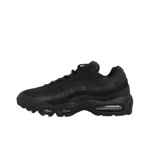 Nike Air Max 95 Устойчивый к истиранию Дышащий Низкий Топ Повседневная Беговая Обувь Унисекс Черный