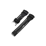 Блестящий черный-серебряный ремешок