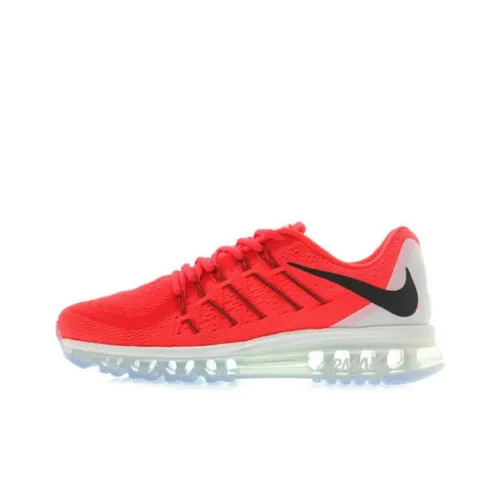 Nike Air Max 2015 Амортизация Низкий Топ Беговые Кроссовки Мужские Оранжевый Красный