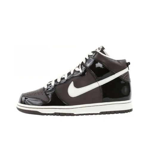 Nike Dunk PRM Woodgrain Slip-Resistant Lightweight And Breathable Скейтборд Кроссовки High-Top Унисекс Черный Серый