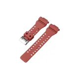 Матовый красный - серебряная пряжка