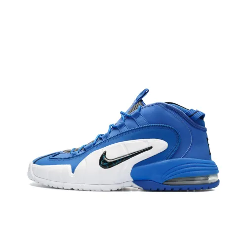 Nike Air Max Penny Винтажные баскетбольные кроссовки MID Топ Синий Унисекс