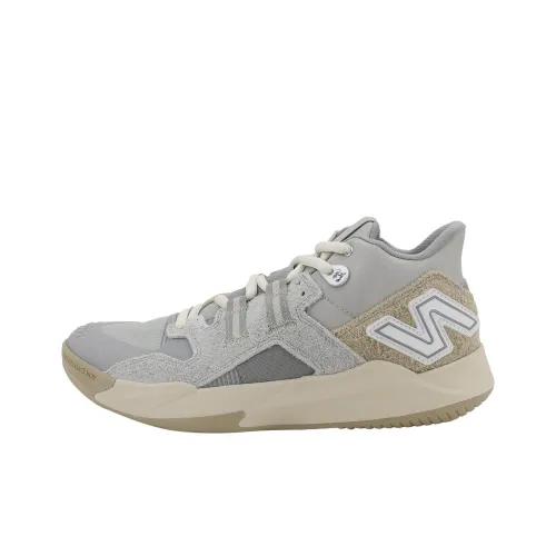 New Balance Coco CG1 Амортизаторы Rebound MID Топ Кроссовки для тенниса Мужские Серый Бежевый