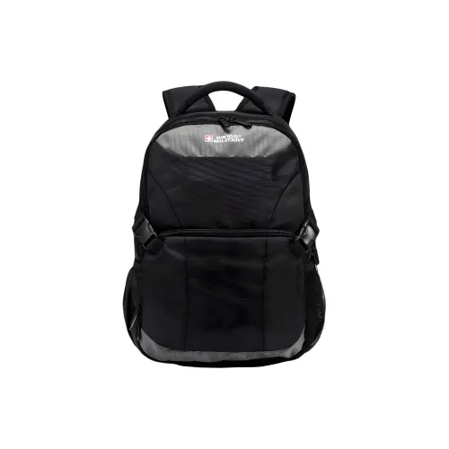 SWISS MILITARY 840D Жаккард ПУ (полиуретан) Многоцветный Рюкзак Большой Унисекс Черный