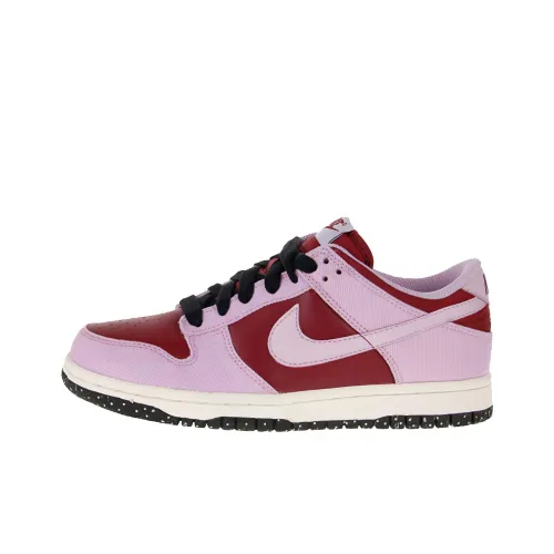 Nike Dunk CL Slip Resistant Abrasion Resistant Легкий Низкий Топ Скейтборд Кроссовки Женские Розовый