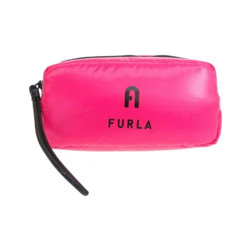 Furla Opportunity Нейлон Косметичка Большая Женская Розовая