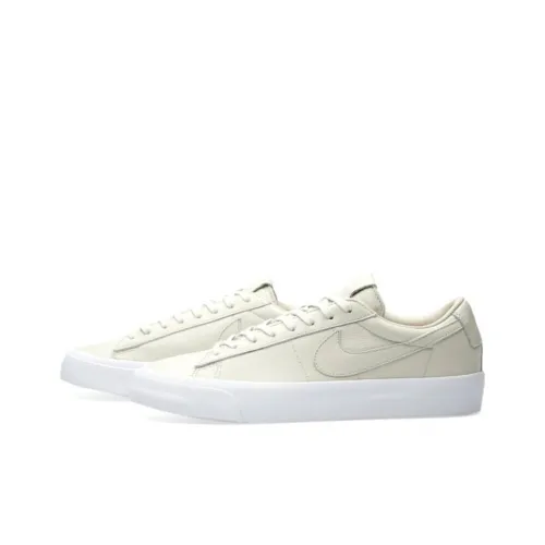 Nike Blazer Studio QS Амортизация Износостойкие Низкие Кроссовки для Скейтбординга Унисекс Серый Зеленый