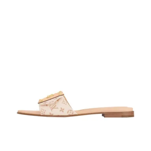 LOUIS VUITTON Слипоны Женские Бежевые