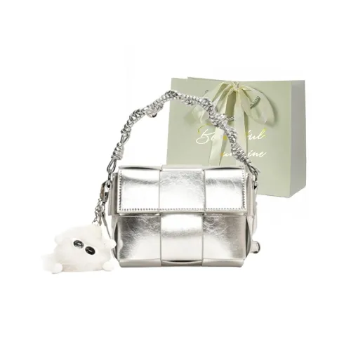 JIANGLIDA ПУ (полиуретан) Сумка Стандартная Женская Серебряный Металлический Черный Бордовый Экрю Кофейный