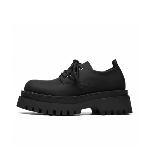 Zuogedu Модный Derby Обувь Универсальная Повседневная Обувь Унисекс Черный