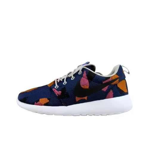 Nike Roshe One Амортизация Износостойкий Низкий Топ Беговые кроссовки Женские Синие