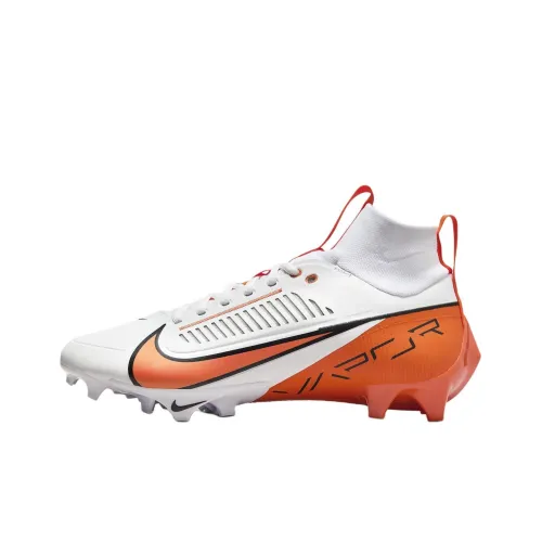 Nike Vapor Edge Pro 360 2 FG Твердый грунт Противоскользящие Устойчивые к истиранию Футбольные бутсы Мужские Белый Оранжевый