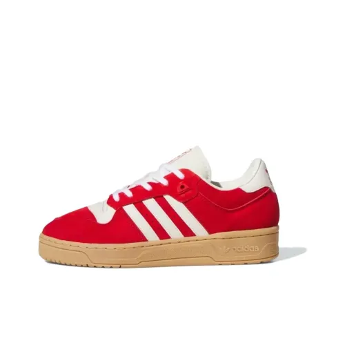 Adidas Originals Rivalry Устойчивые к истиранию Дышащие Низкие Кроссовки для скейтбординга Мужские Красные Белые