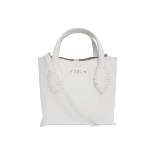 Furla Кожа Тоут Сумка Сумка для покупок Сумка через плечо Сумка мини Women's White