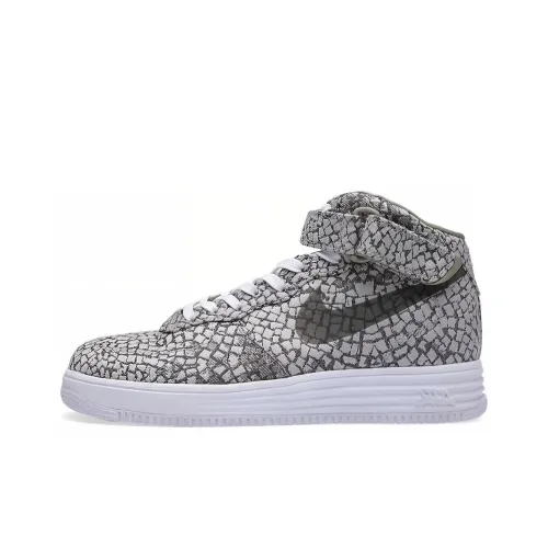 Nike Lunar Force 1 MID противоскользящие устойчивые к истиранию высокие кроссовки для скейтбординга мужские