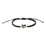 Браслет "Кошка" - черный