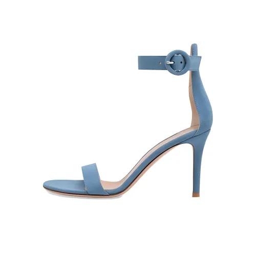 GIANVITO ROSSI Portofino One Ремешок Сандалии 8,5 см Женские Синие