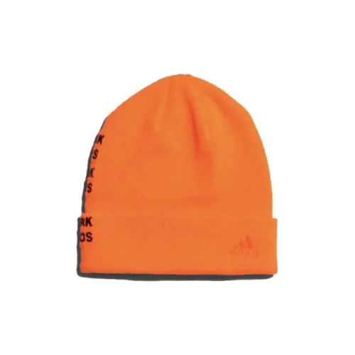 Adidas Акриловые шапки-бини унисекс оранжевые