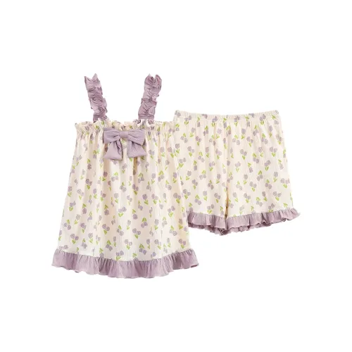 The Story Of The Flower Season Пижамный комплект женский светло-фиолетовый