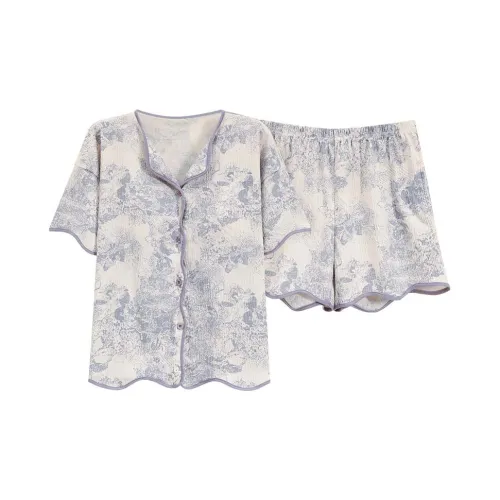 The Story Of The Flower Season Пижамный комплект женский светло-лавандовый