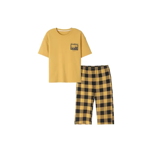 Mulong Family Пижамный комплект Женские Подсолнух