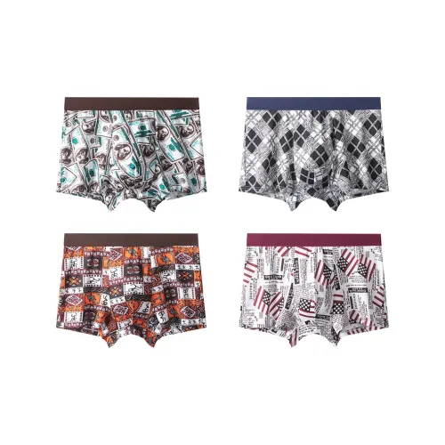 YECHEMO Трусы Мужские упаковка из 4 штук