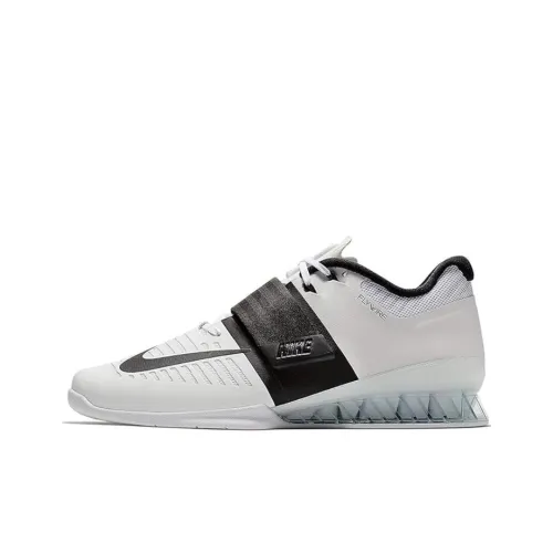 Nike Romaleos 3 Амортизация Износостойкие Низкие Кроссовки для Тренировок Мужские Белые