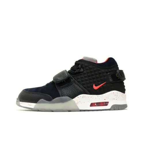 Nike Air Cruz Черный Малиновый Shock Absorbers Slip-resistant Low Top Винтажные баскетбольные кроссовки Мужской Черный Белый