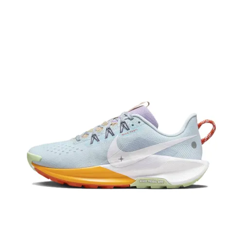 Nike Pegasus Trail 5 Дышащие Низкие Беговые Кроссовки Женские Синие Белые