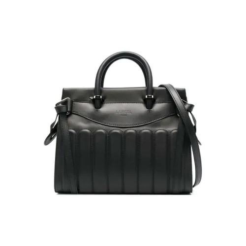 LANCEL Телячья кожа Одно плечо Сумка Маленькая Женская Черная