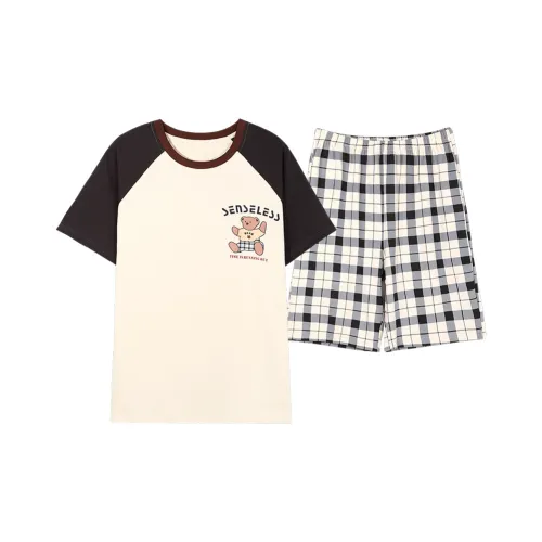 The Story Of The Flower Season Пижамный комплект Мужской Абрикос