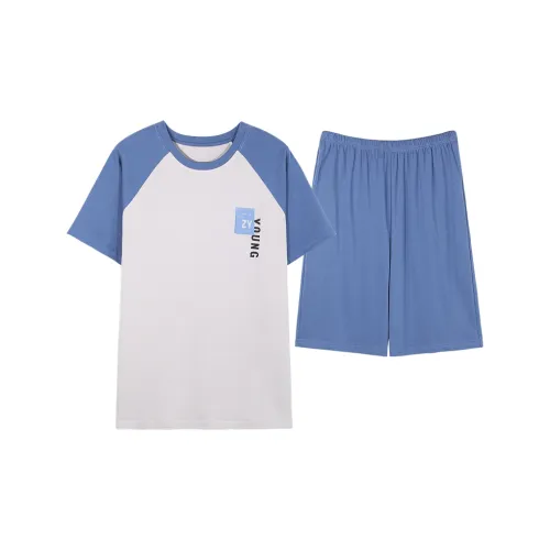 The Story Of The Flower Season Пижамный комплект Мужской Серебряный