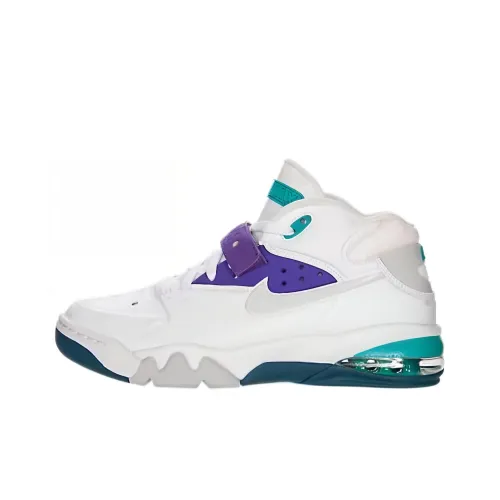 Nike Air FORCE Ma 2013 Амортизация Износостойкий MID Топ Баскетбольные кроссовки Мужской Белый Фиолетовый Синий