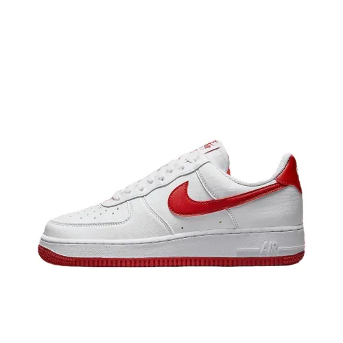 Nike Air FORCE 1 Low Топ Скейтборд Кроссовки Женские Белые Красные