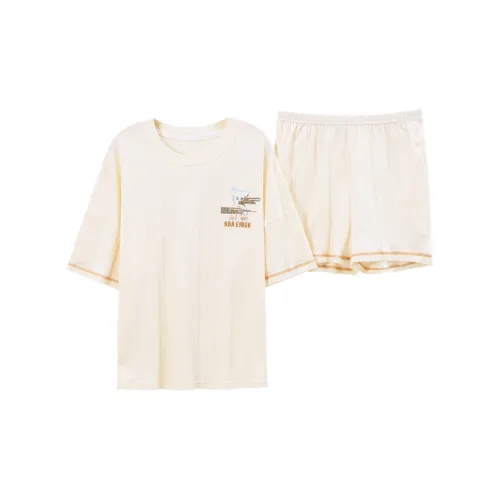 Follow the United States Пижамный комплект Женский Светлый Абрикос