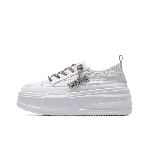 KEJIANNI Легкий визуально увеличивает рост Низкие кроссовки для скейтбординга Женские