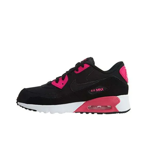 Nike Air Max 90 Износостойкий и Легкий Низкий Топ Повседневная Обувь Унисекс Черный Розовый