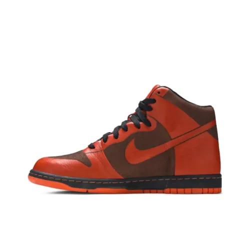 Nike Dunk 1 штука противоскользящие амортизирующие устойчивые к истиранию высокие кроссовки для скейтбординга унисекс