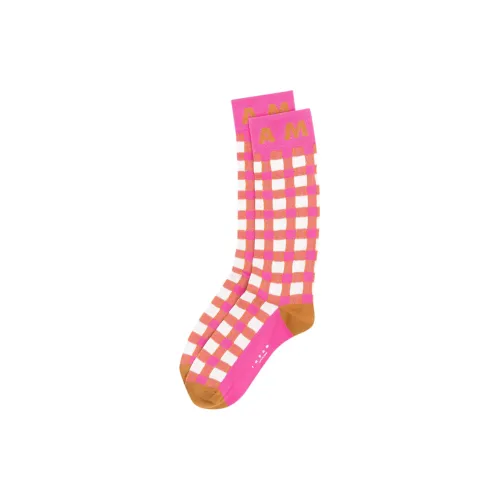 MARNI Розовые Женские Носки MID до икры