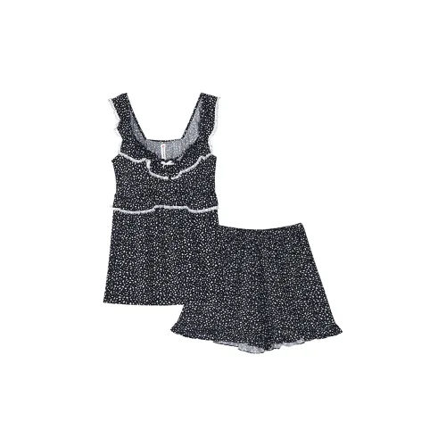 Song Qianya Пижамный комплект женский черный