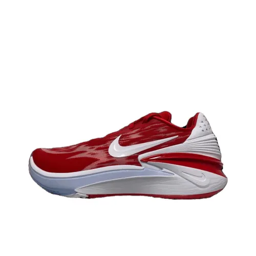 Nike Air Zoom GT Cut 2 Air Zoom GT Амортизация Износостойкий Низкий Топ Баскетбольные Кроссовки Унисекс Белый-Коричневый