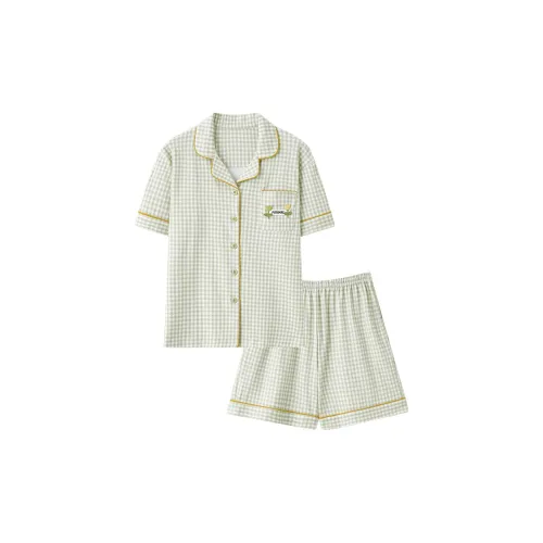 JinShaLa Pajama Комплект Женский Зеленый
